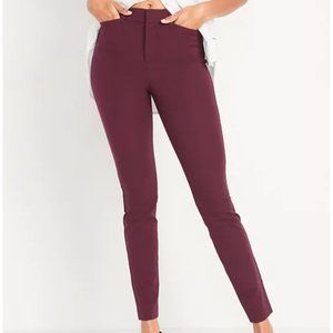 Old Navy Women's High-Waisted Pixie Pants- Size 6, Raisin Arizona color